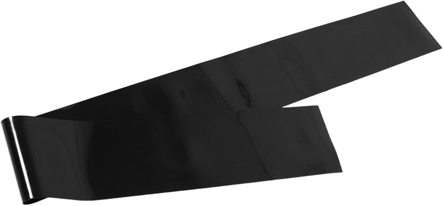 Abaodam Flame Retardant Welding Protection Curtain Black PVC Doorway Curtain 78.7x7.5 Inch Flexible Installation Heat Protection Industrial Partition for Warehouses