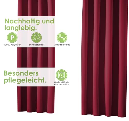 Thermovorhang Heimtexland Gardine XXL Ösenschal blickdicht