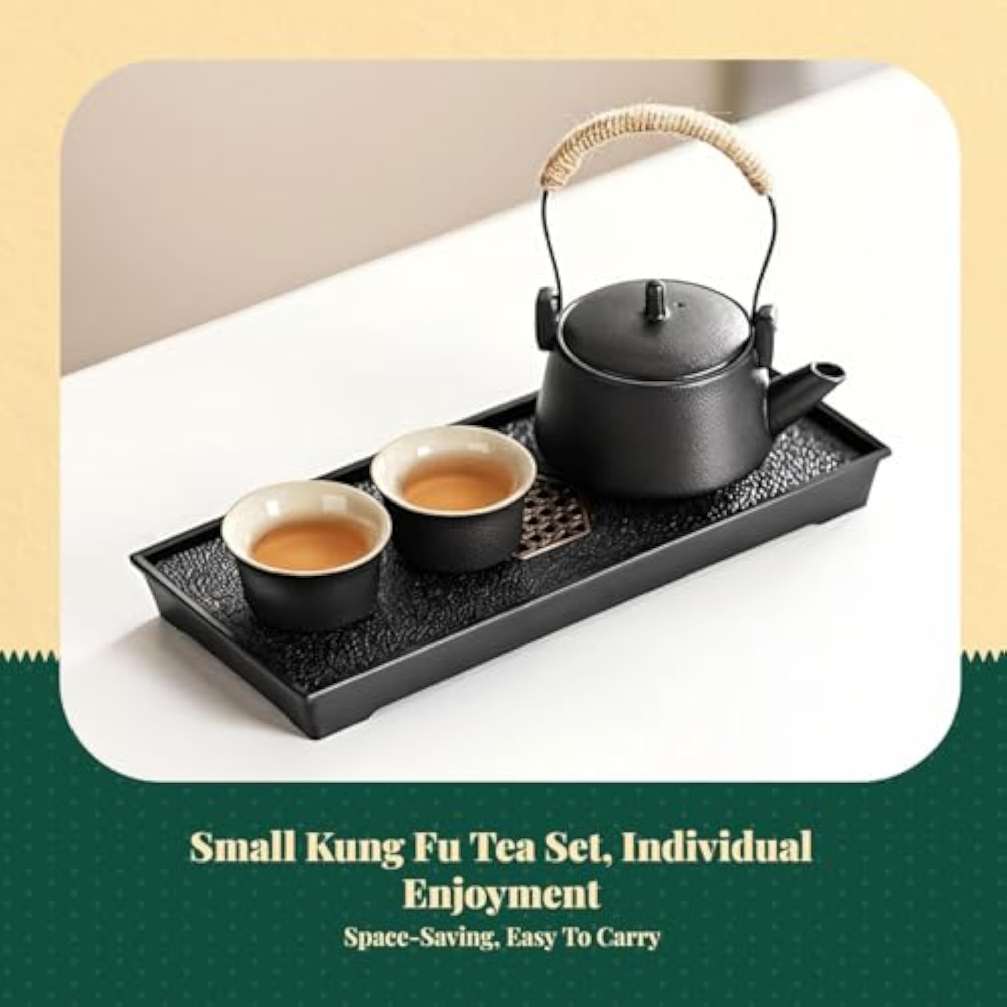 Enakshi Kungfu Tea Set, Porcelain Teapot & Mug