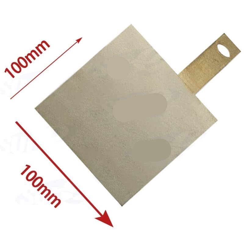Electrodo de placa de platino de alta pureza y malla metálica (100x100mm con mango) 4