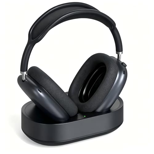 AirPods Max&AirPods Max 2�p�w�b�h�z���[�d�X�e�[�V�����ALightning&Type-C�R�l�N�^�t�����C�[�d�h�b�N�A�f�X�N�g�b�v�w�b�h�Z�b�g�z���_�[ ����~�߃x�[�X