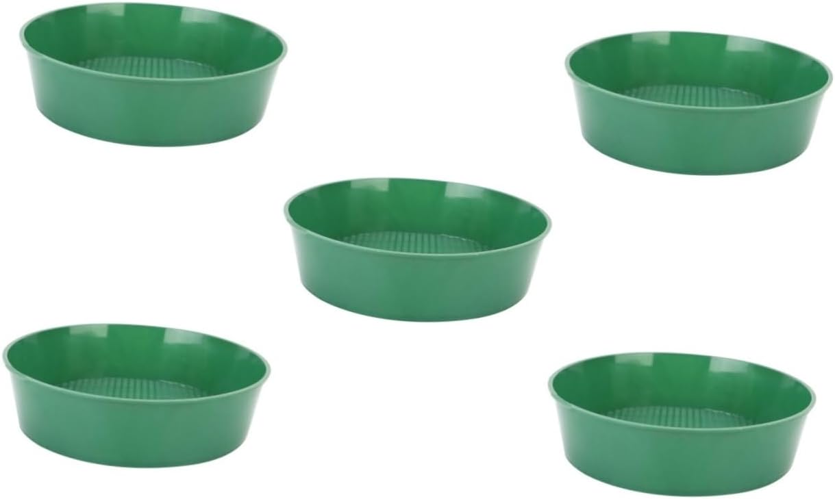 5pcs Garden Sifting Tool Plastic Sieve for Soil Compost and Gravel Gardening Riddle for Efficient Outdoor Use