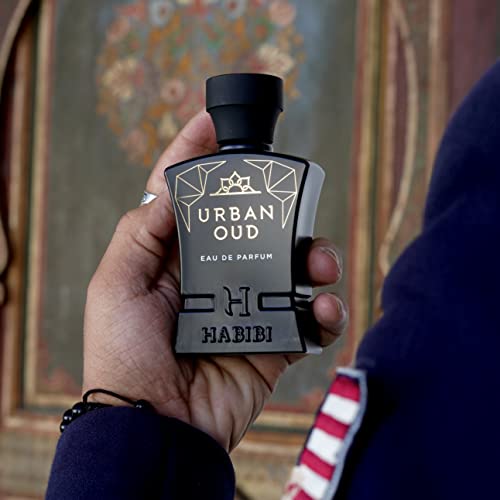 Image of H HABIBI Urban Oud Perfume for Men - 2.5 oz (75ML) Long Lasting Arabian Cologne, Woody Citrus Oud Men Perfume, Luxury Fragrance Gift for Special Occasions