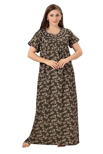 Image of Soulemo Women's Alpine Blended Printed Nighty 1635