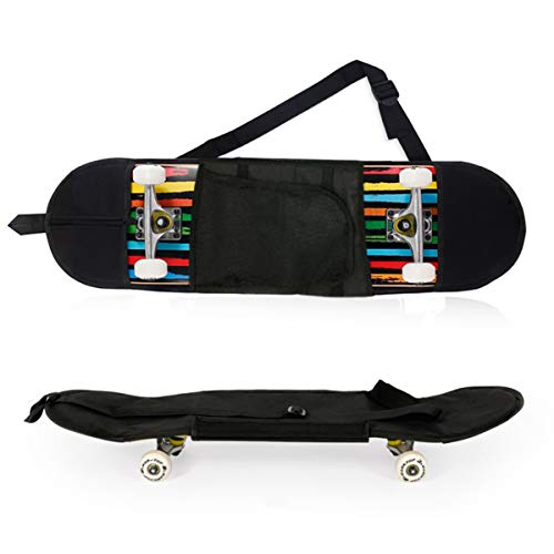 ZONSUSE Bolsa de Skateboard  de Longboard  Mochila   � Adecuado para Todos los monopatines