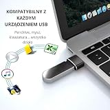 Przejściówka USB C na USB A - Zestaw 3 szt - Adapter USB C na USB A Złącze Typ C Żeński do USB-A Męski, Transfer Danych 480Mbps, Aluminiowa Obudowa, iPhone 15/16, Samsung Galaxy, Xiaomi, PC