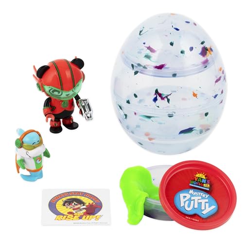 Ryan's World Mini Mystery Egg, Includes 4 Surprise Toys Inside, Official Ryan's World Toys for Boys...
