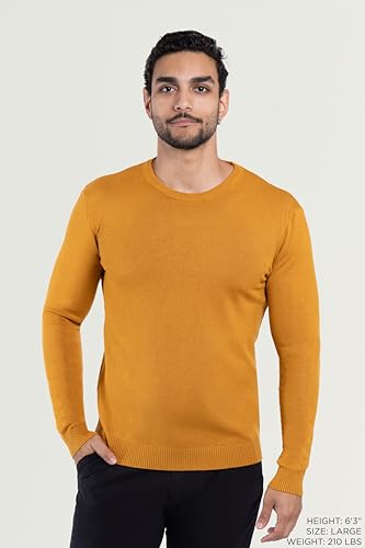 X RAY Mens Crew Neck Sweater Slim Fit Midweight Pullover Sweater for Men for Casual Dressy Wear (Big & Tall Available)3