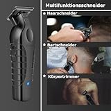 Kemei 2299 Professioneller Haartrimmer für Männer Elektrische Haarschneider, T-Klinge mit Nullabstand, Barttrimmer, Friseur-Haarschneideset, Kabellos und Wiederaufladbar