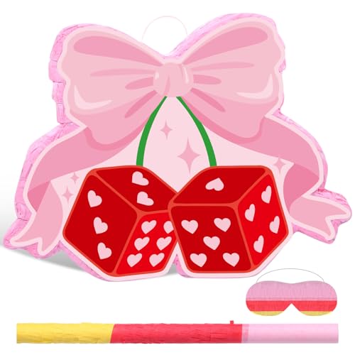 Coquette Piñata Pink Bow Piñata Birthday Wedding Bridal Shower Party Supply