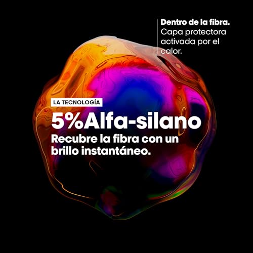 L'Oréal Professionnel, Serum Glass Shine, Anti frizz, Protector Térmico, Hasta 10 Lavados, Sin Aclarado, Para todo Tipo de Cabello, Vitamino Color Spectrum, Serie Expert, 50 ml - imagen 9