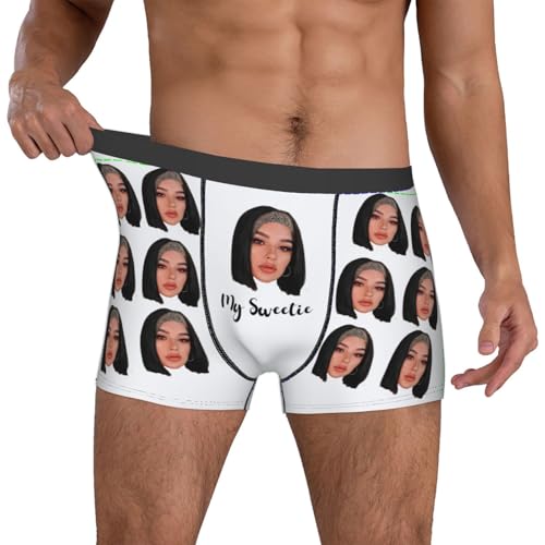 Custom Boxer Briefs for men with Face Photo, Customized Face Mens Boxer Briefs Personalized Underpants2