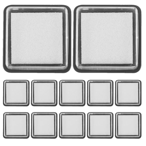 SUPVOX Almohadillas de Tinta para Sellos 15 Piezas, Cuadradas 3x3 Cm, Material Plástico Esponja, Almohadillas de Tinta para Manualidades y Álbumes de Recortes, Uso Doméstico y Bricolaje
