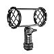 Nicama NC4 Shock Mount Erschütterungsschutz Erschütterungsabsorber für Rode NTG-1, NTG-2 NTG-3 und Audio-Technik AT897, ATR6550, Sennheiser MKH-416, ME66/K6, MKE-600, Azden SGM-1X, Sony ECM-CG50