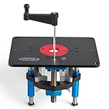 Kreg PRS5000 Precision Router Lift - Router Table Lift System - Durable Router Plate Insert - Router Table Plate Insert - For Quick, Accurate, Reliable & Repeatable Setups