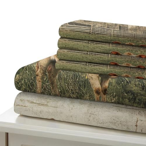 Parure de lit animaux de la ferme 200x200 microfibre housse de couette