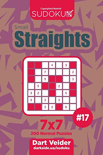 Sudoku Small Straights - 200 Normal Puzzles 7x7 (Volume 17)
