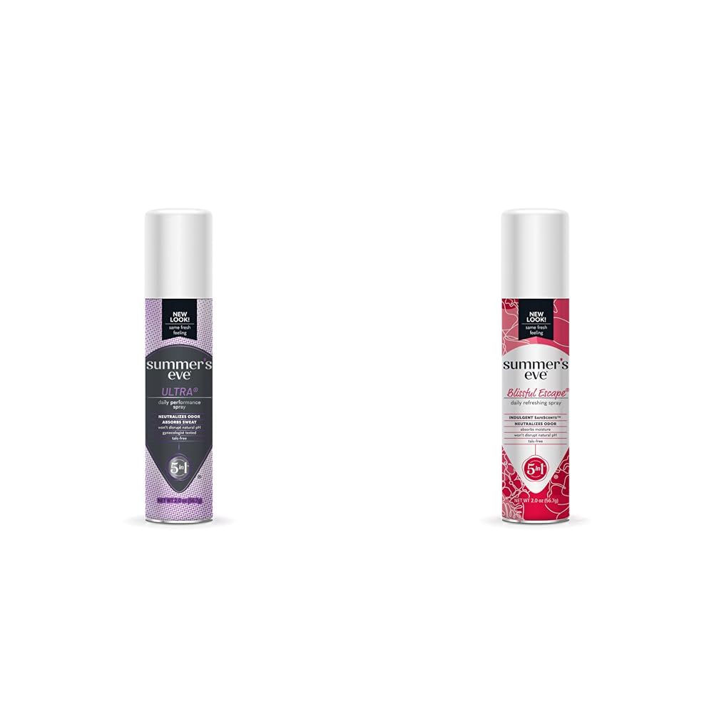 Summer's Eve Ultra Daily 2oz & Blissful Escape Daily 2oz Feminine Sprays