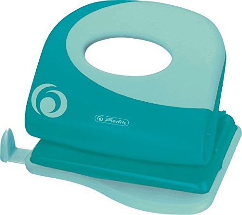 Preisvergleich Produktbild Herlitz 50015801 Bürolocher 2.0 mm Ergonomie, caribbean turquoise