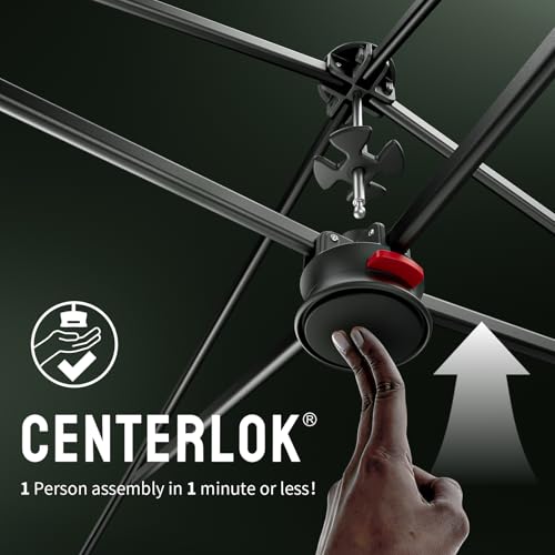 image for CROWN SHADES 10x10 Pop Up Canopy Tent - Patented Center Lock One Push 