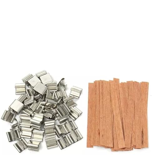 Mechas de madera para velas pack 100 und 6 mm x 60 mm