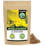Alpi Nature Hierba de San Juan 250g, Hipérico Seco, Té de Hipérico, Té de Hojas Sueltas
