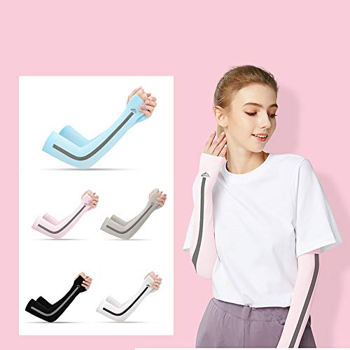 Mangas outdoor, Andoer Mangas de braço ao ar livre com luva de proteção solar UV Mangas de resfriame