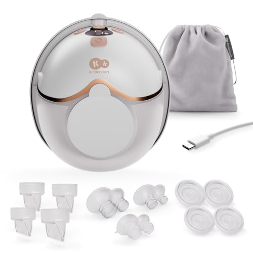 Tire-lait électrique portable Kinderkraft MAMAFLOW résout le manque de temps et l'inconfort sans fil