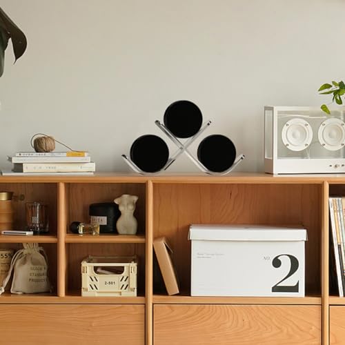 Sikai Hockey-Puck-Halter,Hockey Puck Vitrine Acryl Transparenter Scheibenständer,Stabiles und Robustes Regal für Eishockey-Scheiben, Halterung mit 3 Plattenschächten