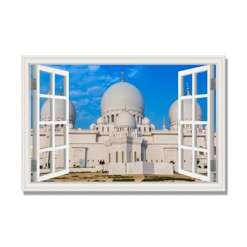 Tableaux mural moderne decoration de prestige style fenetre sur le monde