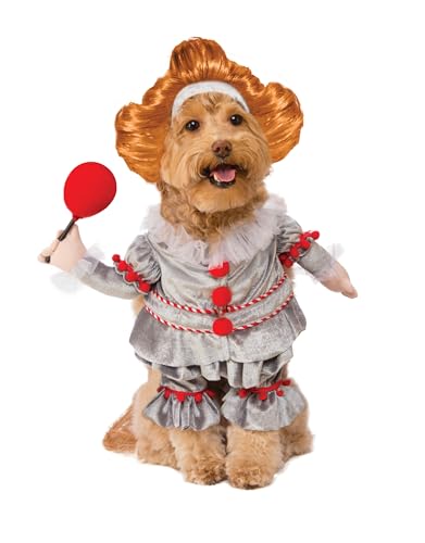 IT Movie: Pennywise Pet Costume for For Dogs or Cats by Rubies, XL