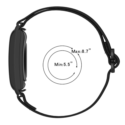 SMYAOSI Nylonowy pasek kompatybilny z Whoop 4.0 Fitness Tracker, sportowy pasek zastępczy do smartwatcha Whoop 4.0, dla kobiet i mężczyzn, akcesoria do bransoletek, Jeden rozmiar, Nylon, Bez kamieni
