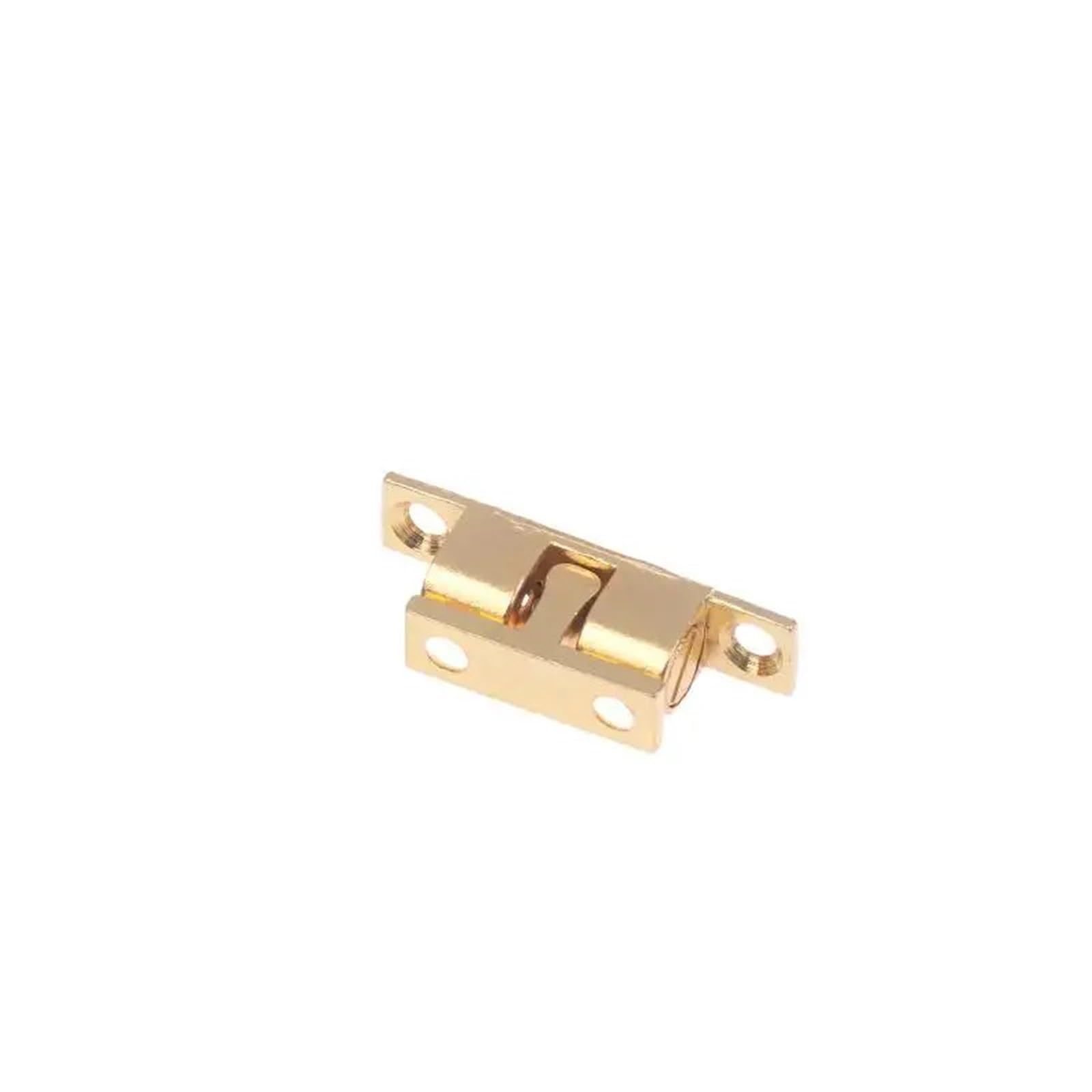 Huwoyg 40Mm Gold 10Pc Furniture Door Ball Latch Brass Double Roller Spring Catch Latches Cabinet Closet Adjustable Tension For Cabinet Closet