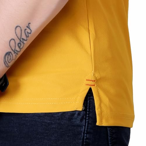 Image of Men's Premium Polo T-Shirt | Classic Collar | Smooth Finish | Half Sleeve Casual Wear (XS to 3XL)