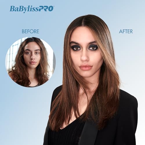 BaBylissPRO Nano Titanium Flat Iron Hair Straightener, 1" U Styler Straightener Iron for Professional Salon Results and All Hair Types by BaBylissPRO - Image 2