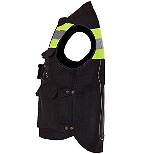 image for TINTON LIFE Breathable Motorcycle Biker Vest with Pockets Unisex Refle
