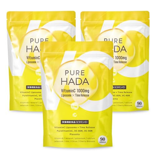 �y ���N+���e W�P�A�T�v�� �z�r�^�~��C �}���`�r�^�~�� �v���Z���^ ���Z�x 1000mg �^�C�������[�X ���|�\�[�� 90���� PUREHADA 3�Z�b�g