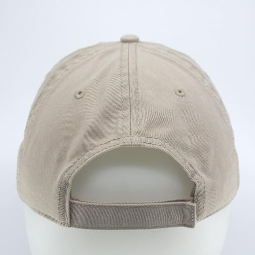 Image of Classic Washed Cotton Baseball Cap - Vintage Adjustable Dad Hat, Curved Bill for Men Women, Outdoor Everyday Wear