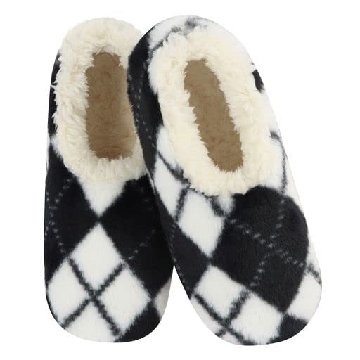 Image of Snoozies Slipper Socks for Women Indoor, Cozy Sherpa-Lined Womens Slippers Non-Skid, Ladies Gifts