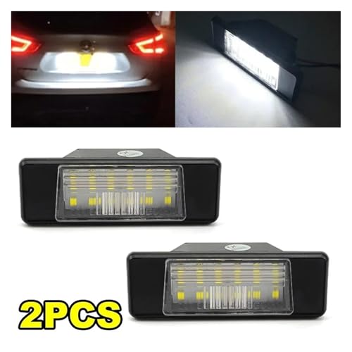Luz de matrícula para Nissan Qashqai J11 y X-Trail T31 iluminación trasera coche 1 pieza 5