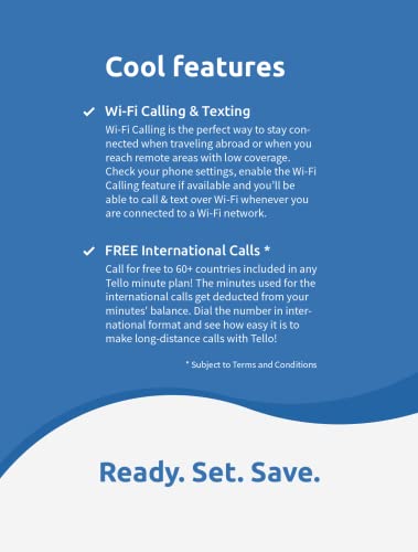 Tello Mobile Phone Plan | $19/Month - Unlimited Talk & Text + 5Gb | 3 In 1 Gsm Sim Card | 4G Lte/5G Data #TOP6