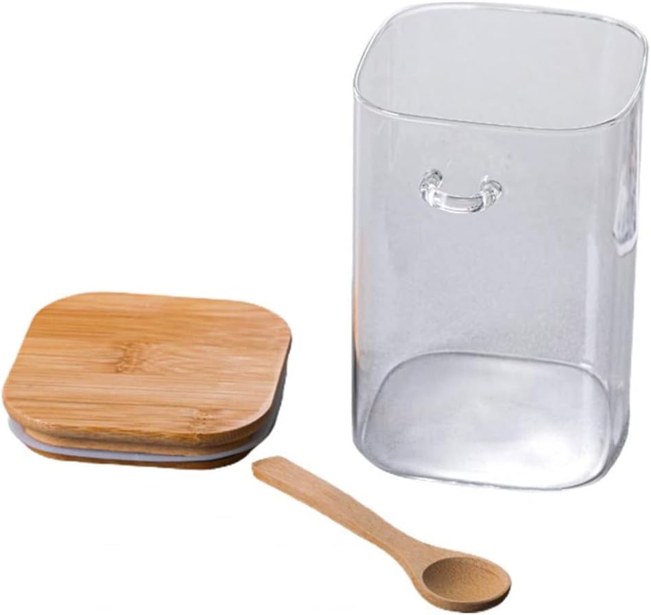 Sealed Glass Kitchen Storage Bottle Food Container Tea Coffee Bean