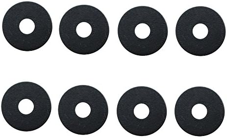 Bastens Black Round Body washers 8-Piece for 1/10 Scale RC car & Truck Compatible with Traxxas 1815 Losi HPI Axial Wraith SCX10