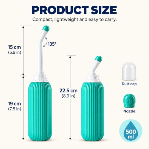 Image of Tricster Portable Bidet Bottle 500 ml, Handheld Personal Hygiene Washer
