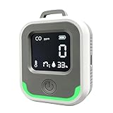 一酸化炭素チェッカー 3in1一酸化炭素濃度/温度/湿度 高精度・瞬間検知 0PPMから検知 大画面・大文字・大音量 日本語音声 乾電池付き 一酸化炭素検知器 一酸化炭素警報器 キャンプアラーム 85dB大音量 静音機能 24時間監視 30日以上超長待機 秋冬キャンプ/テント用/車中泊/アウトドア 日本語説明書付き ブラック