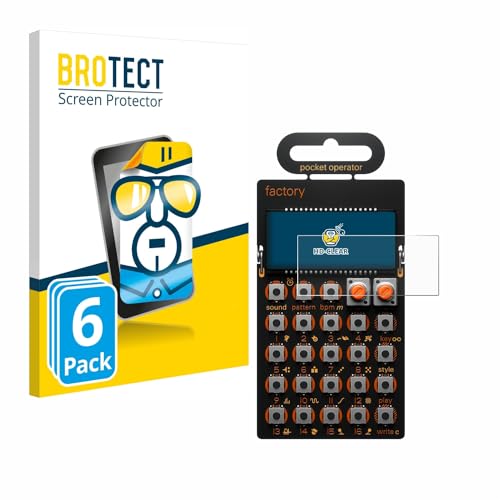 brotect Screen Protector Compatible with Teenage Engineering PO-16 Factory (6 Pack) - HD-Clear Protection Film