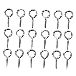 Soesfoufu C0XHW42 Schraubösen 50 Stück Set