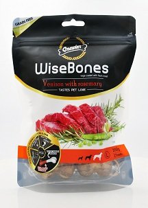 Gnawlers Wise Bone Medium Venison with Rosemary 5 pcs 200g Pack of 1For Dog
