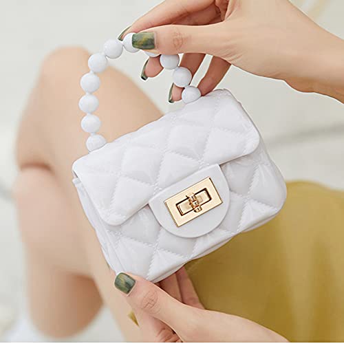 Mini monedero de PVC blanco que evita la pérdida de monedas en niños 4
