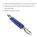 Fushida Stand Assistance Belt - Transfer Sling for Standing- Padded Patient Lift Sling Stand Assist Sling 300lb Weight,Padded Assist Gait Belt,Quicker Easier Safer Transfers & Toileting(FYH290-BLUE)